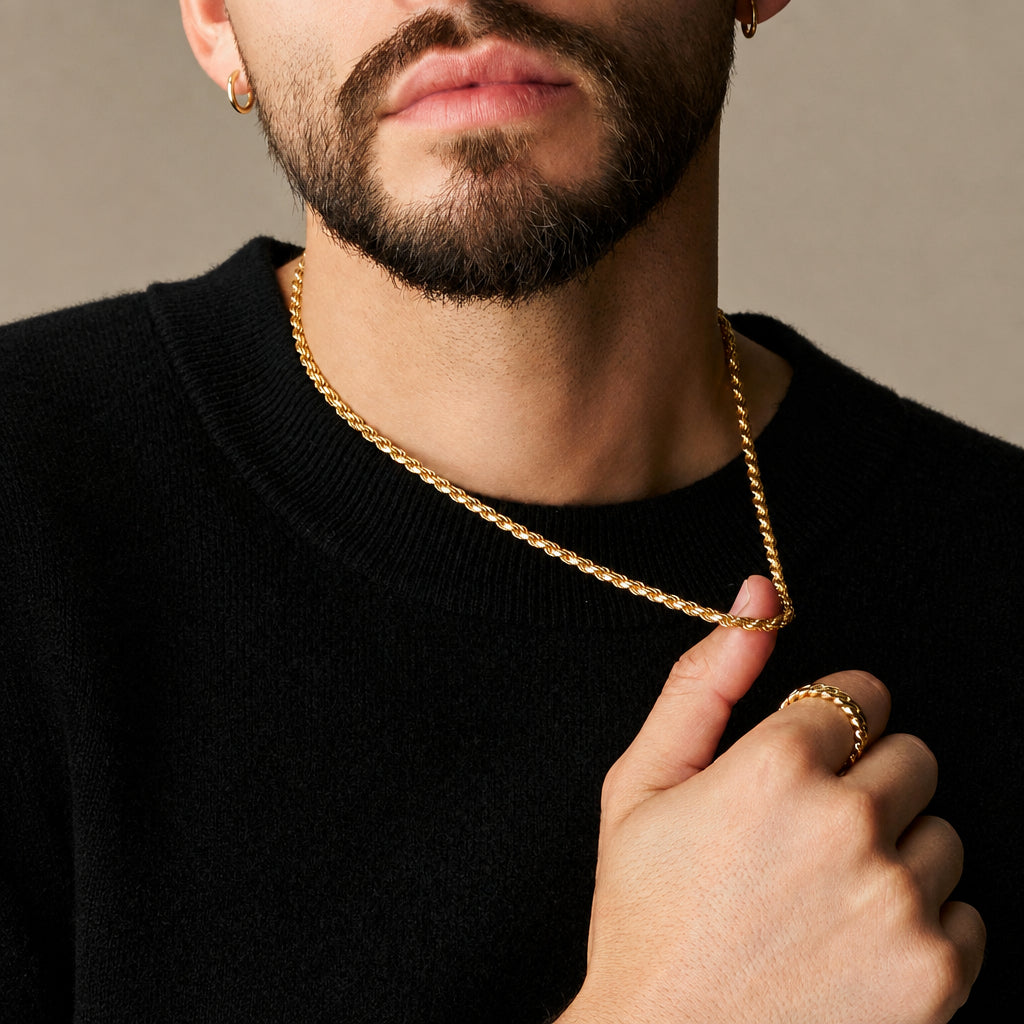 Rope Chain & Bracelet Set