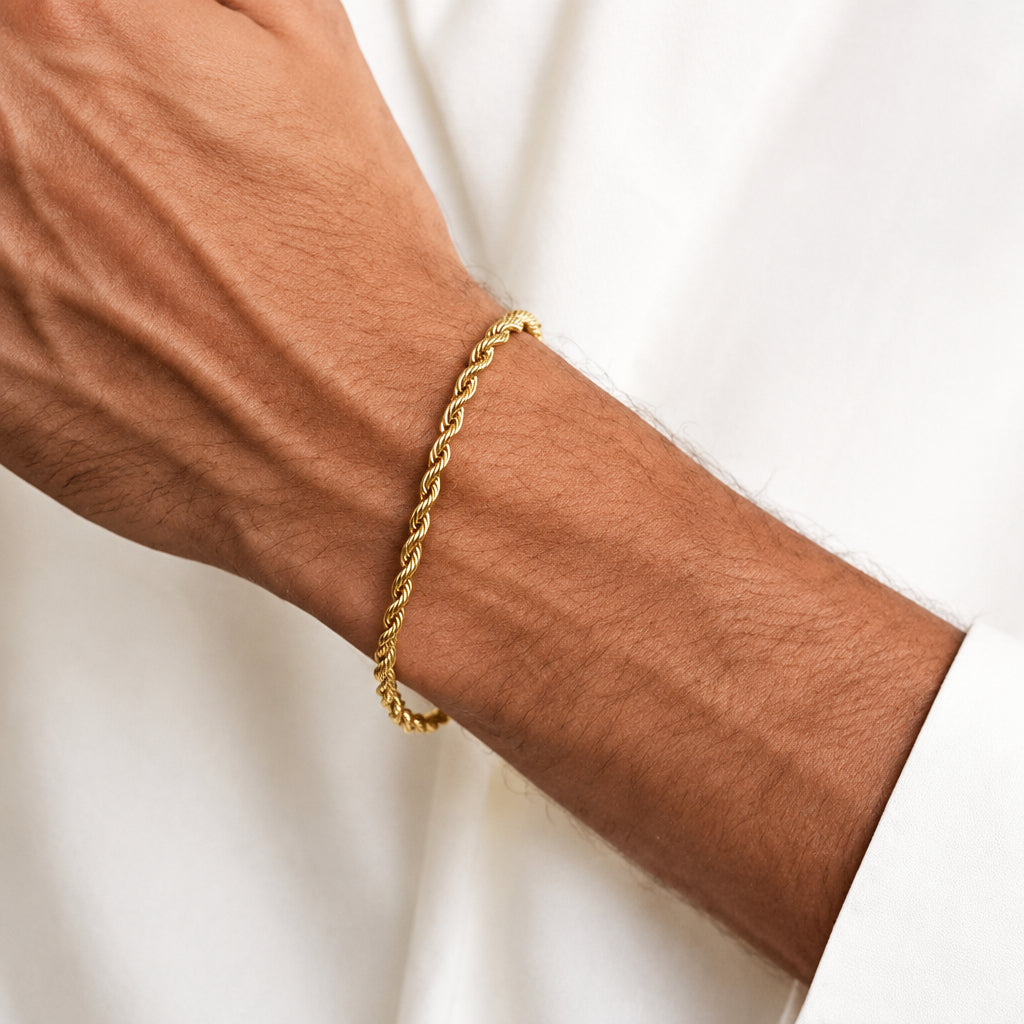 Rope Chain & Bracelet Set