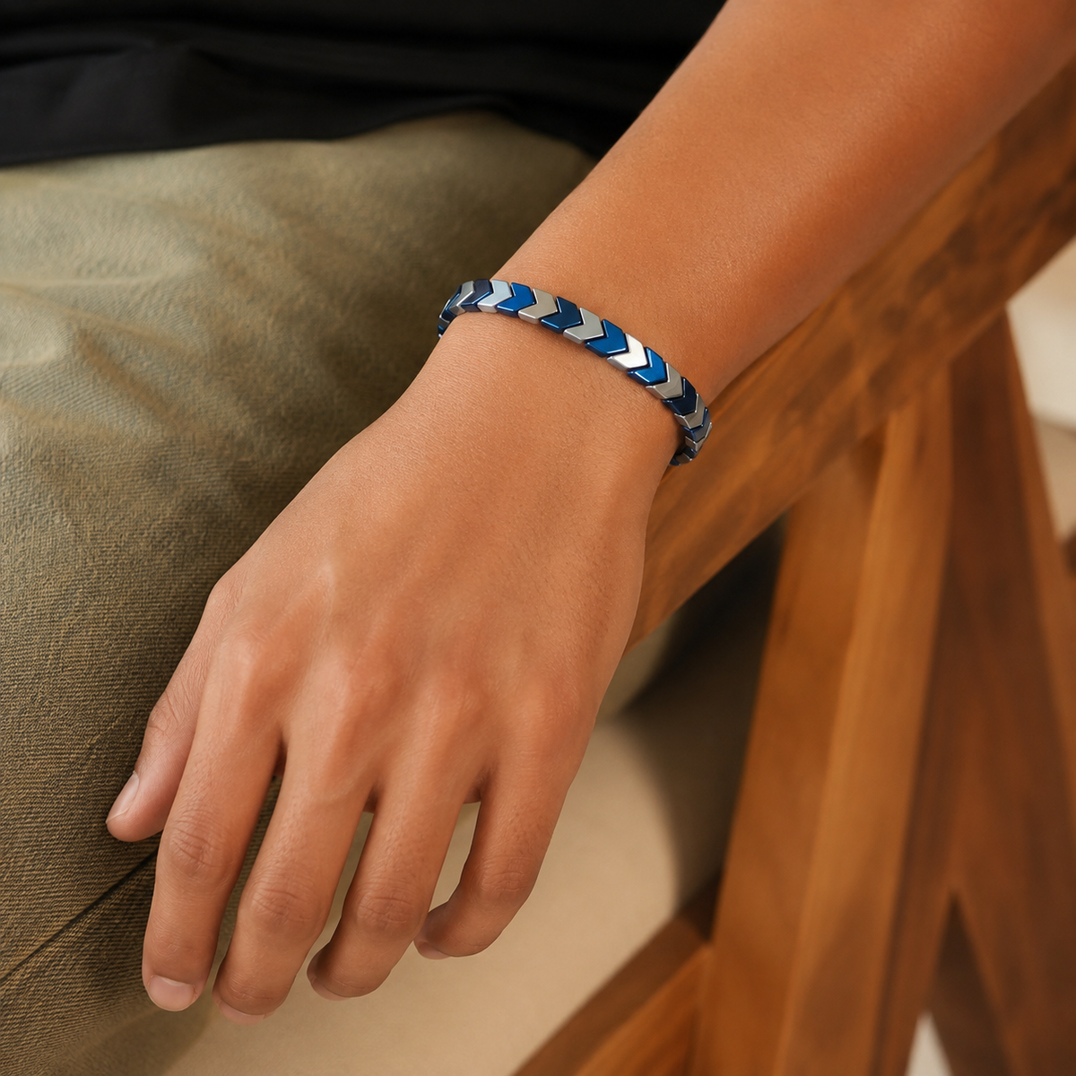 Ocean Chevron Bracelet