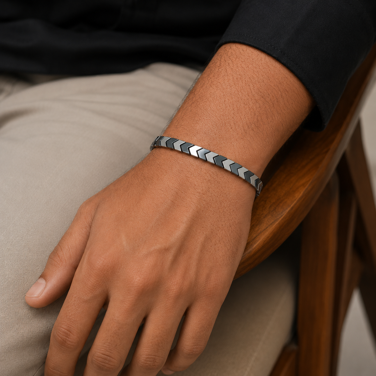 Shadow Silver Chevron