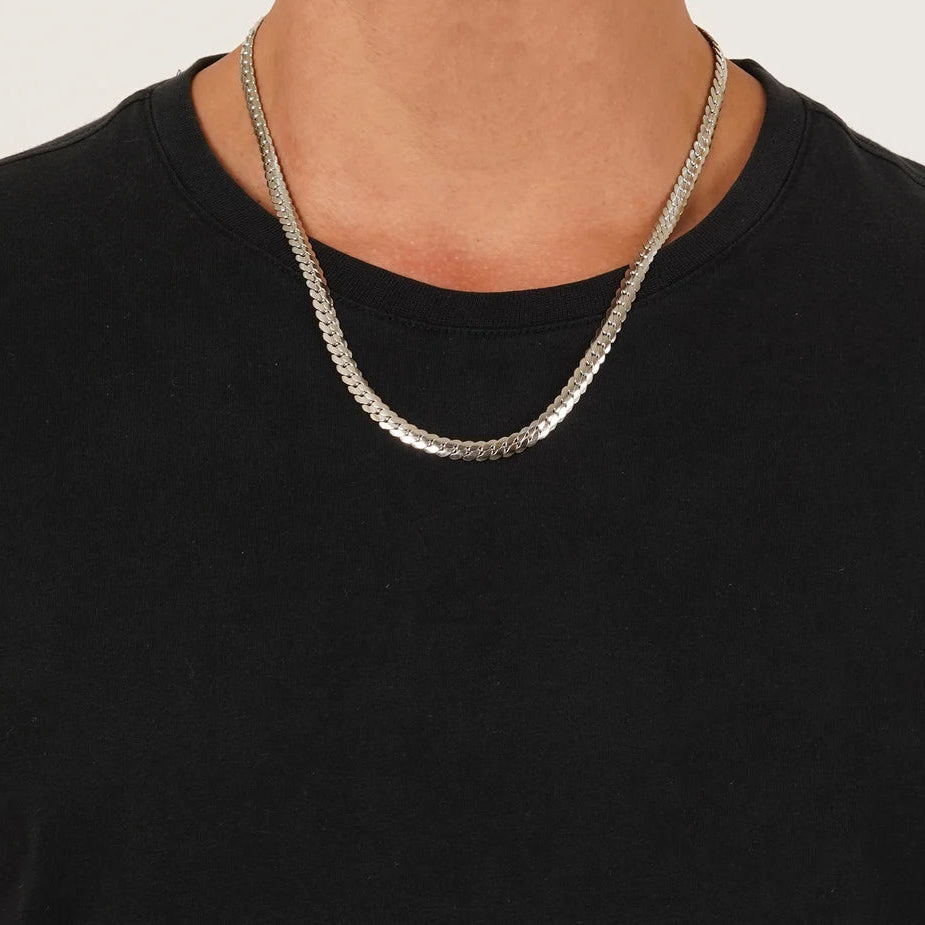 Vera Silver Chain & Bracelet Set